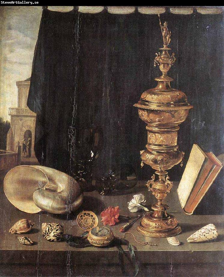 Pieter Claesz Still life with Great Golden Goblet